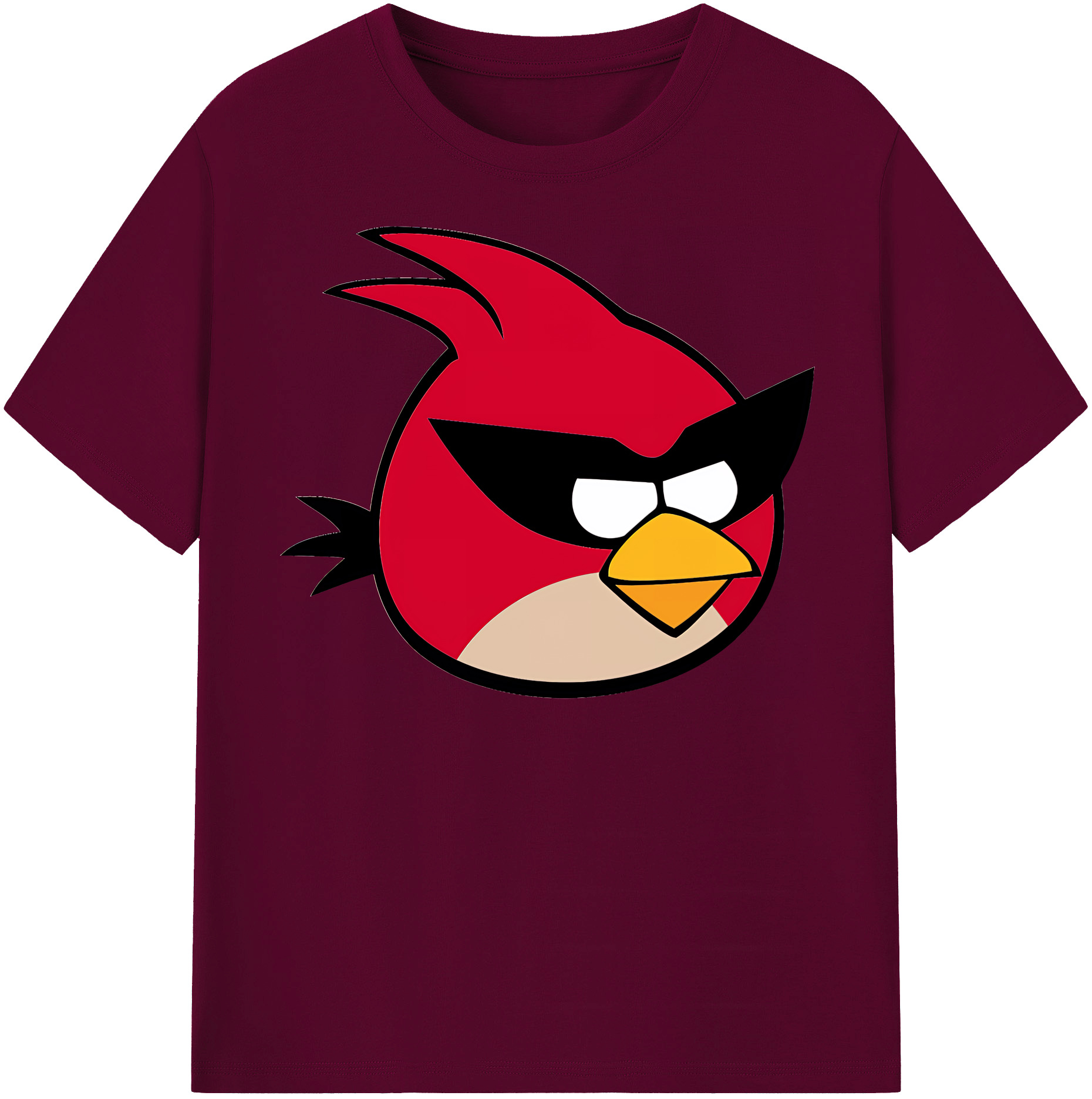 （画像用） Angry Birds アングリーバード レディースカジュアルプリントTシャツ（綿100％）